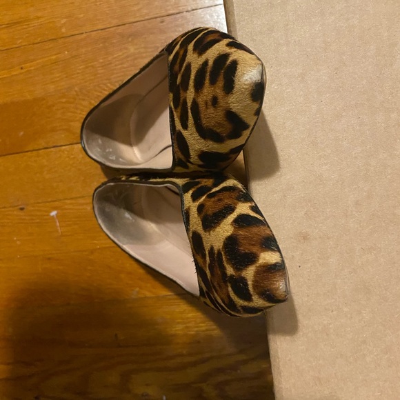 J Crew Pointy toe leopard print flats - Picture 6 of 8